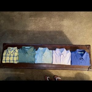5 L.L. BEAN DRESS SHIRTS. SZ MEDIUM ...1 shipping